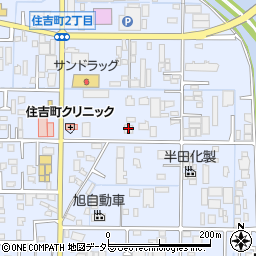 シャトレ愛松住吉南館周辺の地図