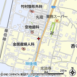 兵庫県姫路市香寺町中仁野160-1周辺の地図