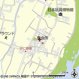 兵庫県姫路市香寺町中仁野618-1周辺の地図