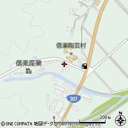 滋賀県甲賀市信楽町牧1654周辺の地図