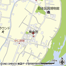 兵庫県姫路市香寺町中仁野627周辺の地図