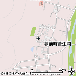 兵庫県姫路市夢前町菅生澗161-214周辺の地図
