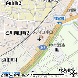 愛知県半田市祢宜町65周辺の地図