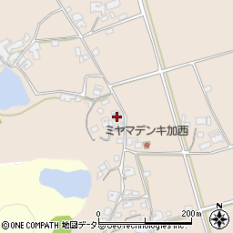 兵庫県加西市豊倉町441-1周辺の地図