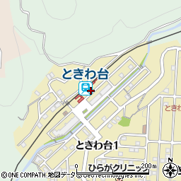 京都タクシー株式会社　ときわ台営業所周辺の地図