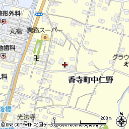 兵庫県姫路市香寺町中仁野54-2周辺の地図