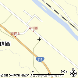 広島県庄原市東城町川西799周辺の地図