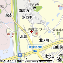 兵庫県川辺郡猪名川町紫合北裏764周辺の地図