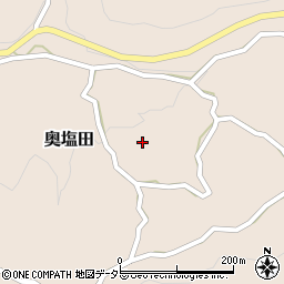 岡山県和気郡和気町奥塩田1023周辺の地図