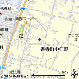 兵庫県姫路市香寺町中仁野51-1周辺の地図