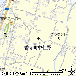 兵庫県姫路市香寺町中仁野27周辺の地図