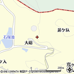 愛知県額田郡幸田町坂崎大硲周辺の地図