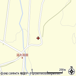 広島県庄原市口和町湯木485周辺の地図