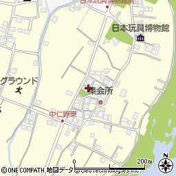 兵庫県姫路市香寺町中仁野616-1周辺の地図