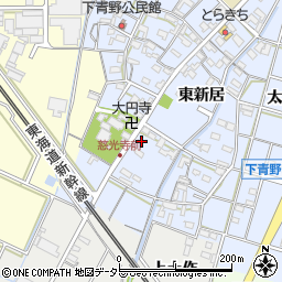 愛知県岡崎市下青野町柳原42周辺の地図