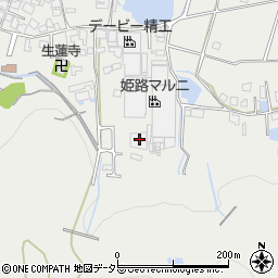 兵庫県姫路市山田町西山田504周辺の地図