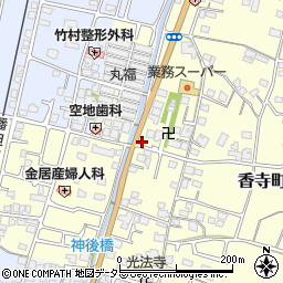 兵庫県姫路市香寺町中仁野159周辺の地図