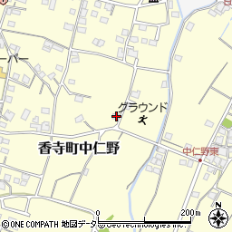 兵庫県姫路市香寺町中仁野363-3周辺の地図