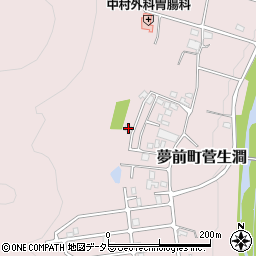 兵庫県姫路市夢前町菅生澗161-101周辺の地図