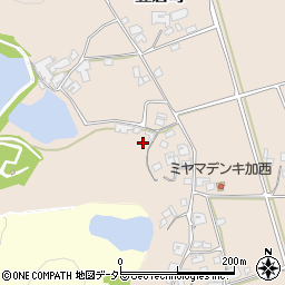 兵庫県加西市豊倉町468周辺の地図