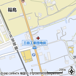 兵庫県三田市大原81周辺の地図