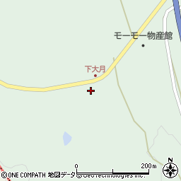 広島県庄原市口和町大月750周辺の地図