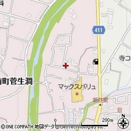 兵庫県姫路市夢前町菅生澗113-15周辺の地図