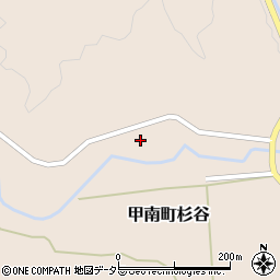 滋賀県甲賀市甲南町杉谷3590周辺の地図