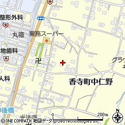 兵庫県姫路市香寺町中仁野56周辺の地図