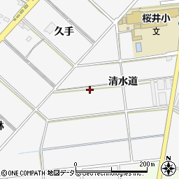 愛知県安城市小川町周辺の地図
