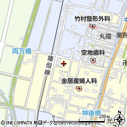 兵庫県姫路市香寺町中仁野201-4周辺の地図