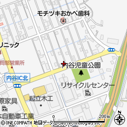 静岡県藤枝市岡部町内谷905-4周辺の地図