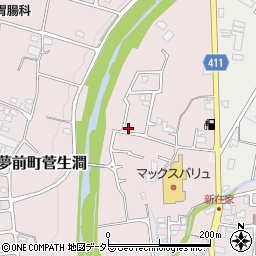 兵庫県姫路市夢前町菅生澗114-14周辺の地図