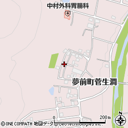兵庫県姫路市夢前町菅生澗161-216周辺の地図
