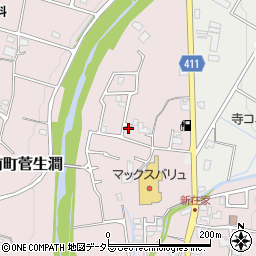 兵庫県姫路市夢前町菅生澗113-13周辺の地図