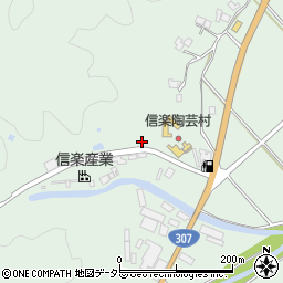 滋賀県甲賀市信楽町牧1470周辺の地図