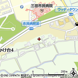 兵庫県三田市貴志1388周辺の地図
