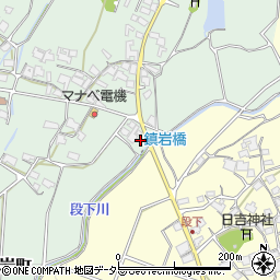 兵庫県加西市鎮岩町129周辺の地図