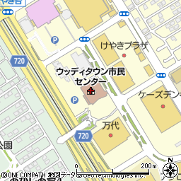 三田市立図書館　ウッディタウン分館周辺の地図