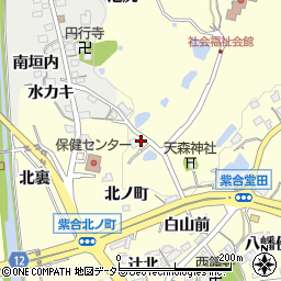 兵庫県川辺郡猪名川町紫合北裏770周辺の地図