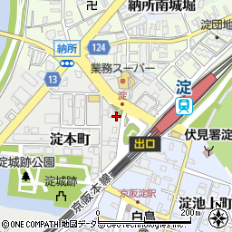 京都府京都市伏見区淀本町220-13周辺の地図