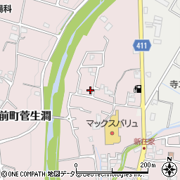 兵庫県姫路市夢前町菅生澗113-8周辺の地図