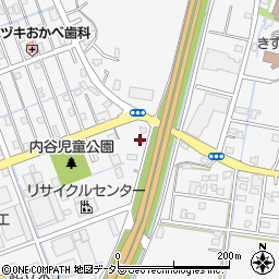 静岡県藤枝市岡部町内谷1222周辺の地図