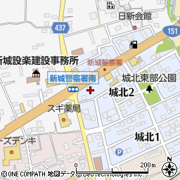 学伸塾新城教室周辺の地図