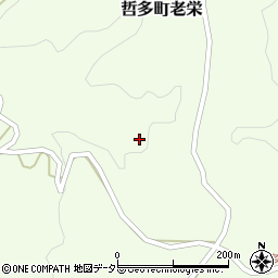 岡山県新見市哲多町老栄1218周辺の地図