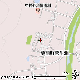 兵庫県姫路市夢前町菅生澗161-126周辺の地図