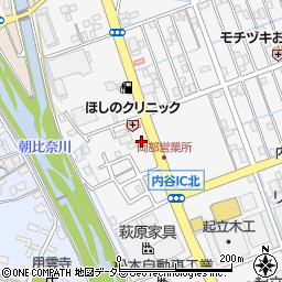 静岡県藤枝市岡部町内谷650-2周辺の地図