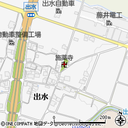 施薬寺周辺の地図