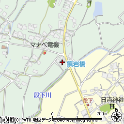 兵庫県加西市鎮岩町126周辺の地図