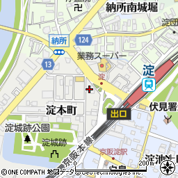 京都府京都市伏見区淀本町220-2周辺の地図